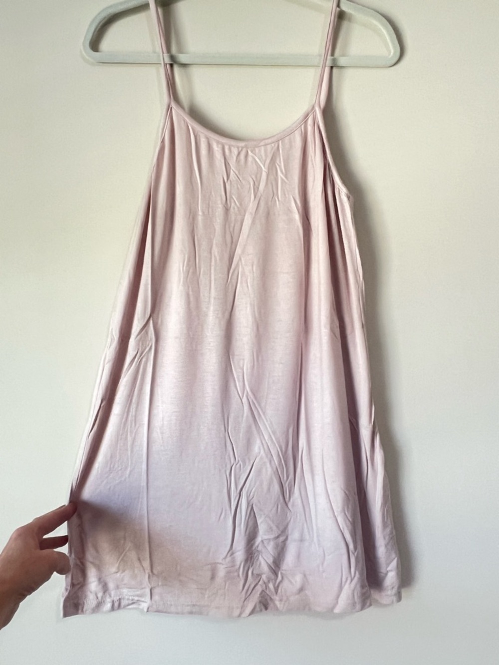Origami by Vivien Light Blush Camisole Tank Top with Adjustable Straps